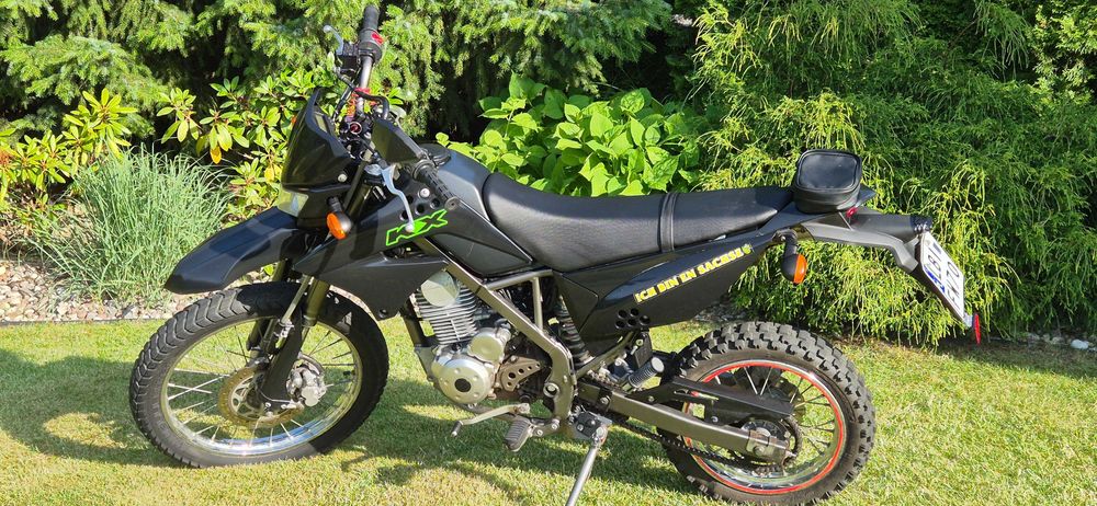 Kawasaki d-tracker/KLX 125 przebieg 5735 km, zarejesrowany w PL, A1/B