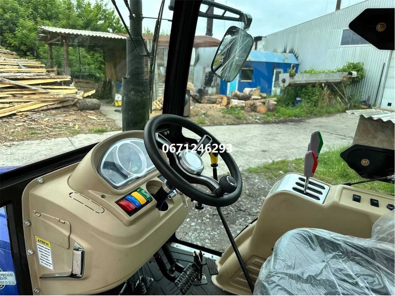 Мінітрактор Файтер Т-254С Примусова гідравліка Посилена КПП Доставка