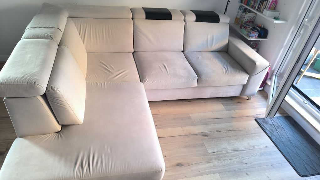 Narożnik sofa z funkcją spania