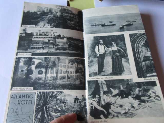 Rara brochura turistica muito antiga Madeira Funchal
