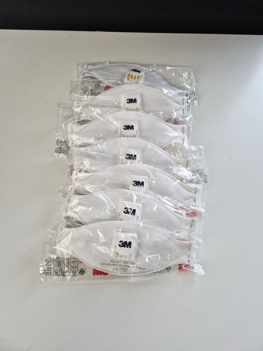 Maski przeciwpyłowe 3m, połmaska filtrujaca 3M 9312+ Aura