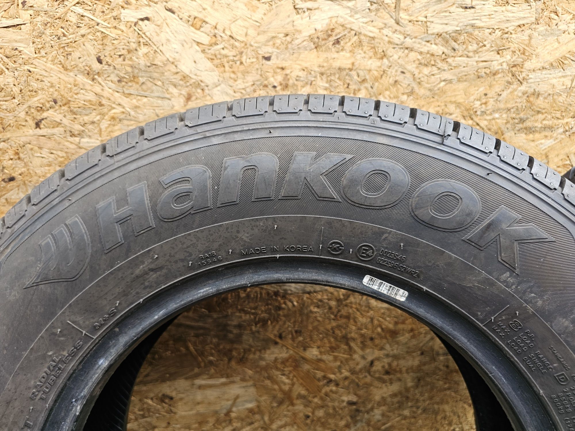 Idealne!!  8mm. 185/80 r14C Hankook Vantra LT   4119