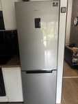 Lodowka z zamrazarka samsung , kolor inox, 180x59 jak nowa