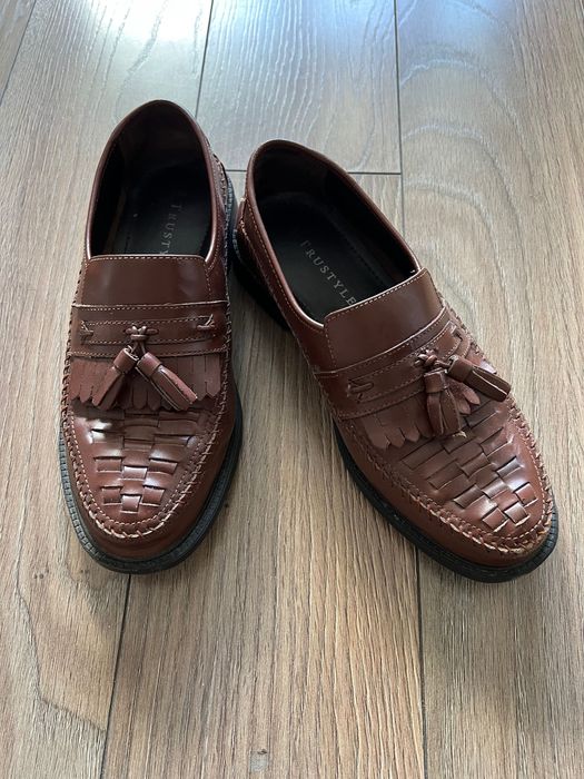 Brązowe buty męskie w rozmiarze 41