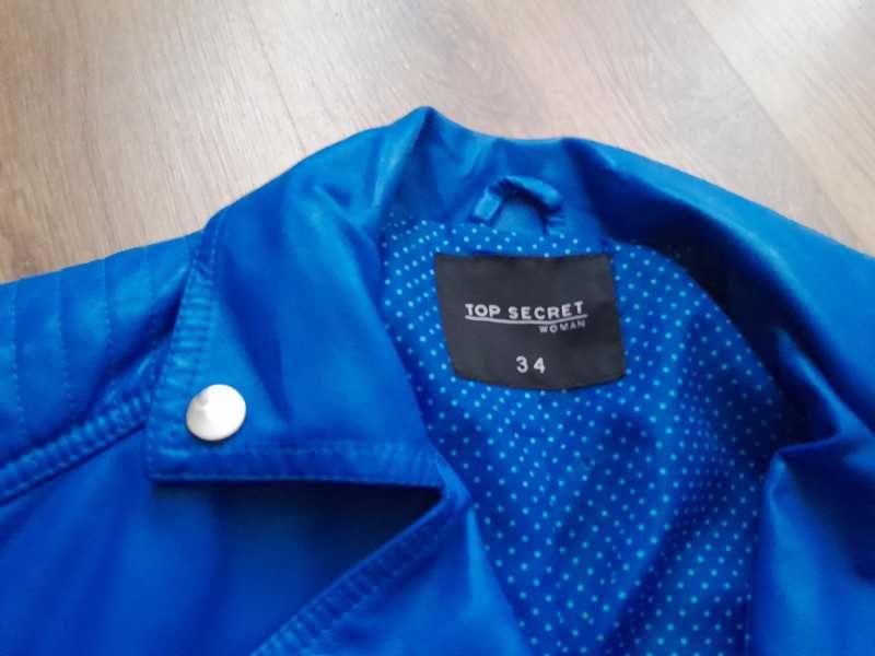 dwie ramaneski czerwona i kabaltowa eko skóra