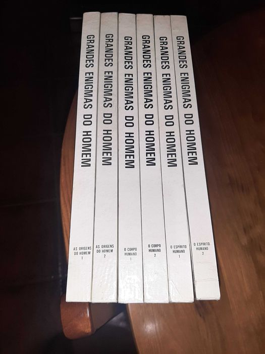 Coleção de 6 livros "Grandes Enigmas do Homem"