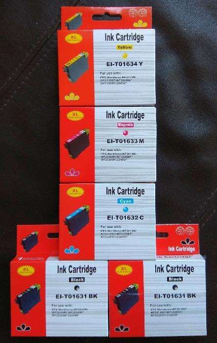 Pack 5 Tinteiros comp. Epson 16XL e Pack 6 Tinteiros comp. Epson 24XL