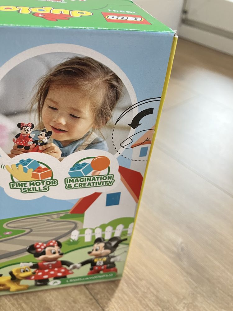 Urodzinowy pociąg myszka mickey lego duplo