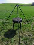 Grill Solidny Duży  żeliwny  OKAZJA