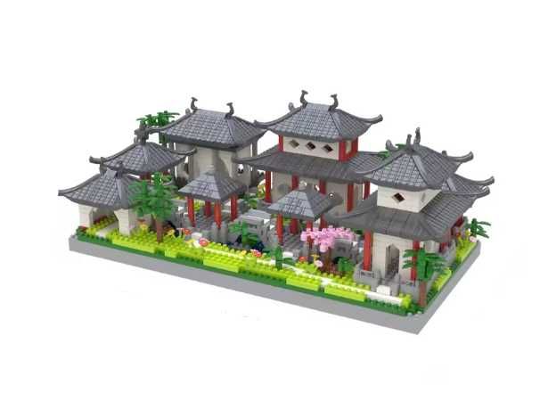 Klocki Japoński Pałac Wioska Osada Suzhou Anime Manga Lego NOWE