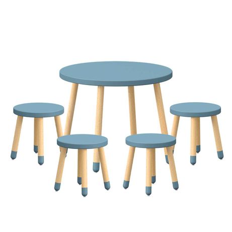 Stolik i krzesełka, stołek, taboret dla dzieci 4 szt. Różne kolory