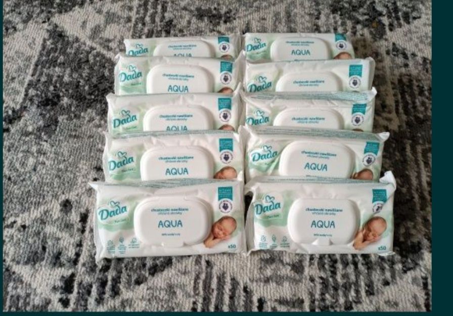 30 paczek Dada Pure Care chusteczki nawilżane