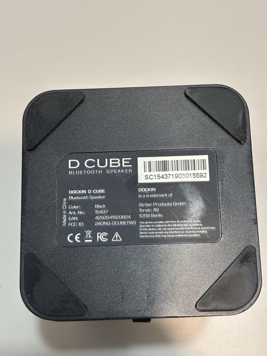 Głośnik bluetooth Dockin D-Cube