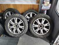 Pneus BF All Terrain 255/55/18 + jantes Touareg 5x120