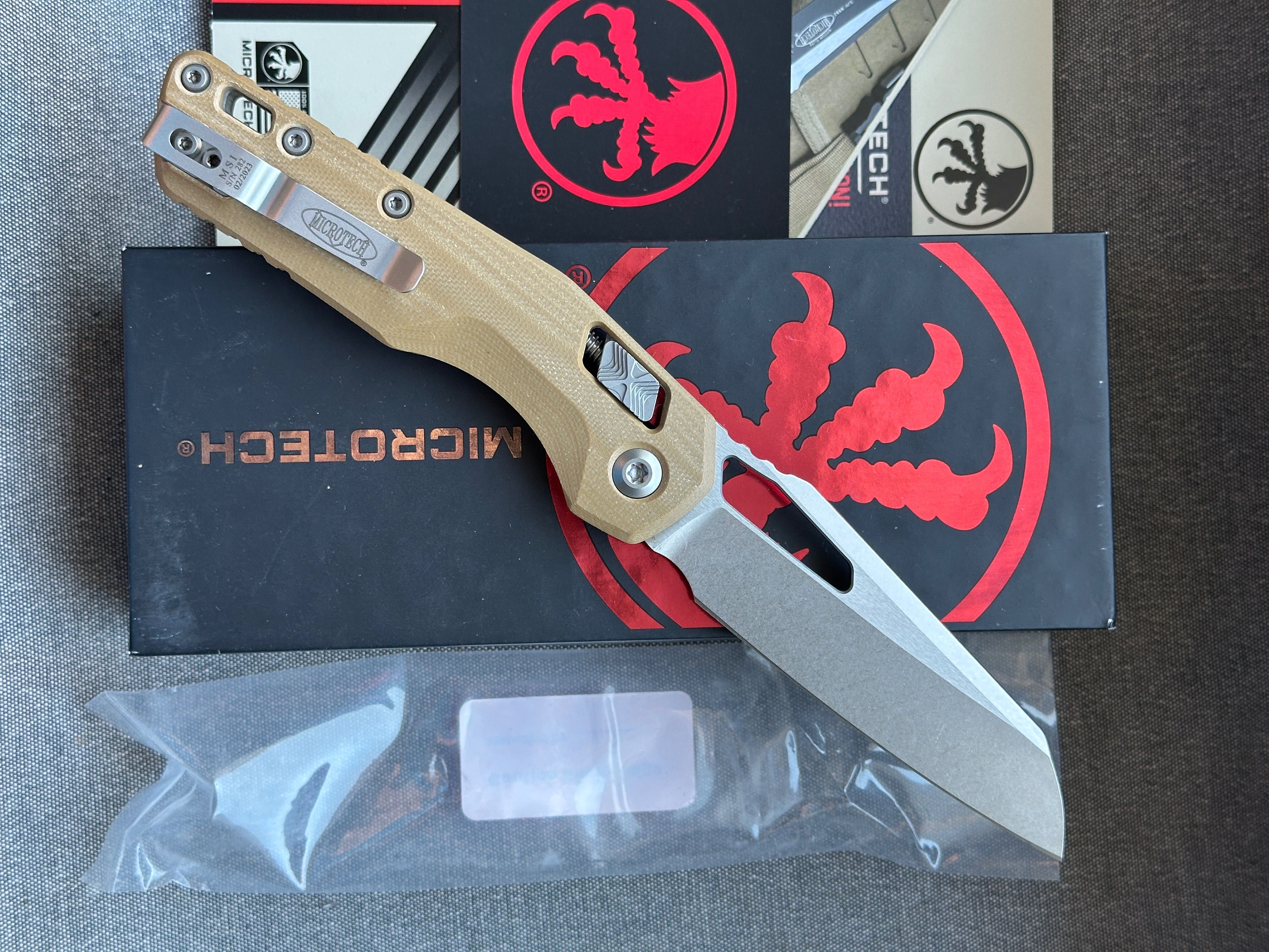 Nóż Microtech MSI 210-10 GTTA G10