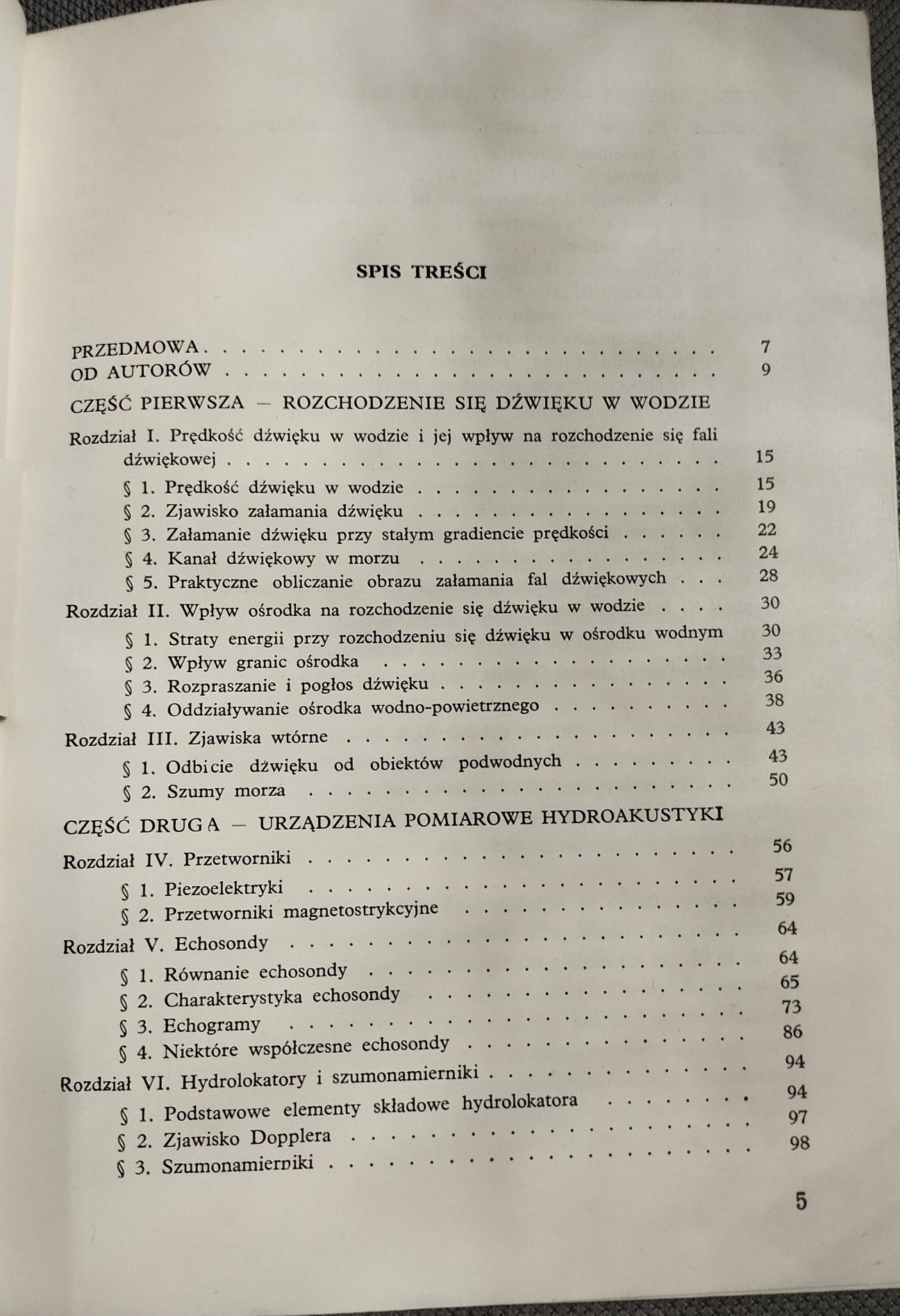 Podstawy hydroakustyki Z. Kowalik S. Łęgowski S. Szymborski