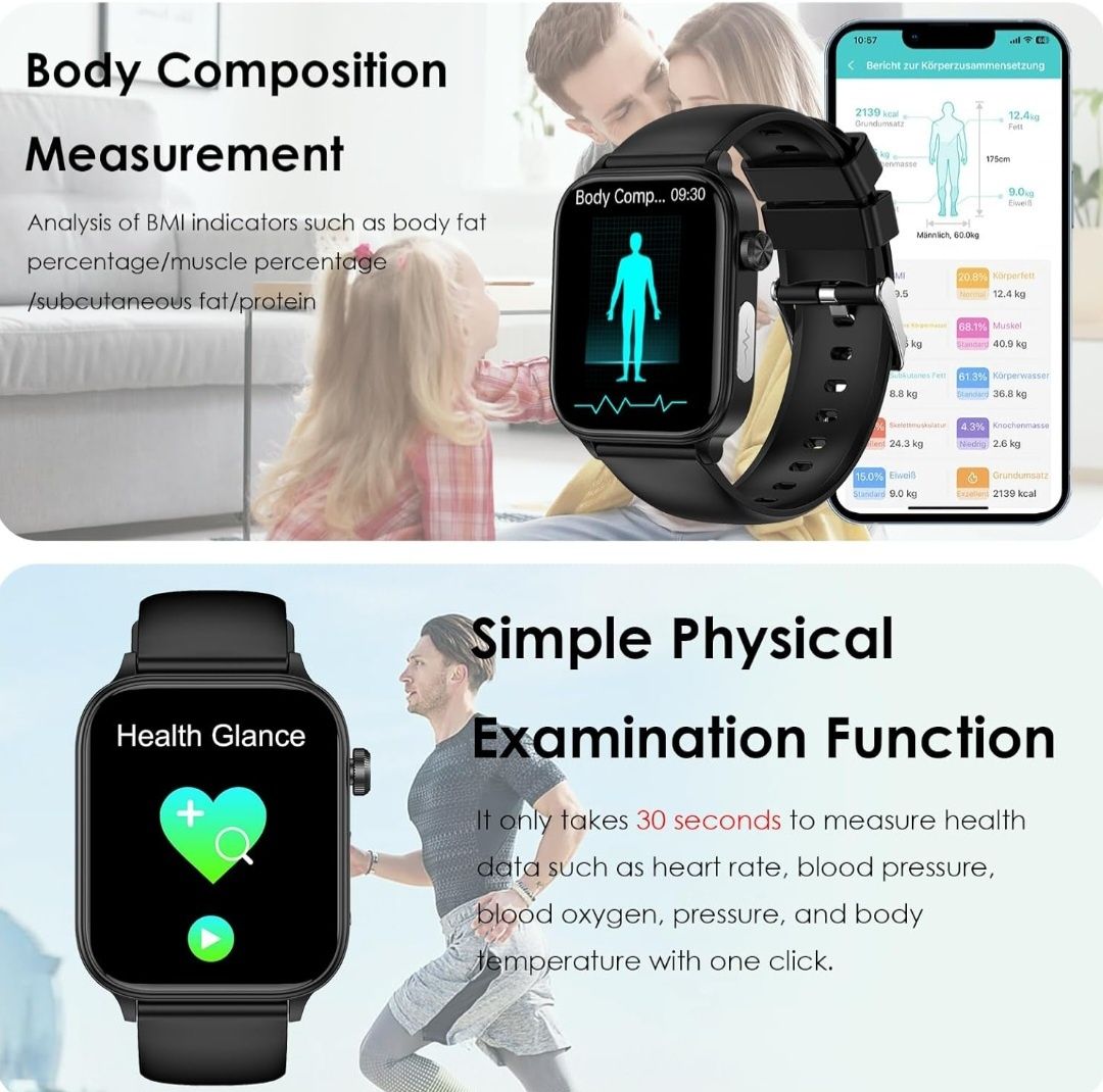 Marsyu ET570 Inteligentny zegarek Smartwatch