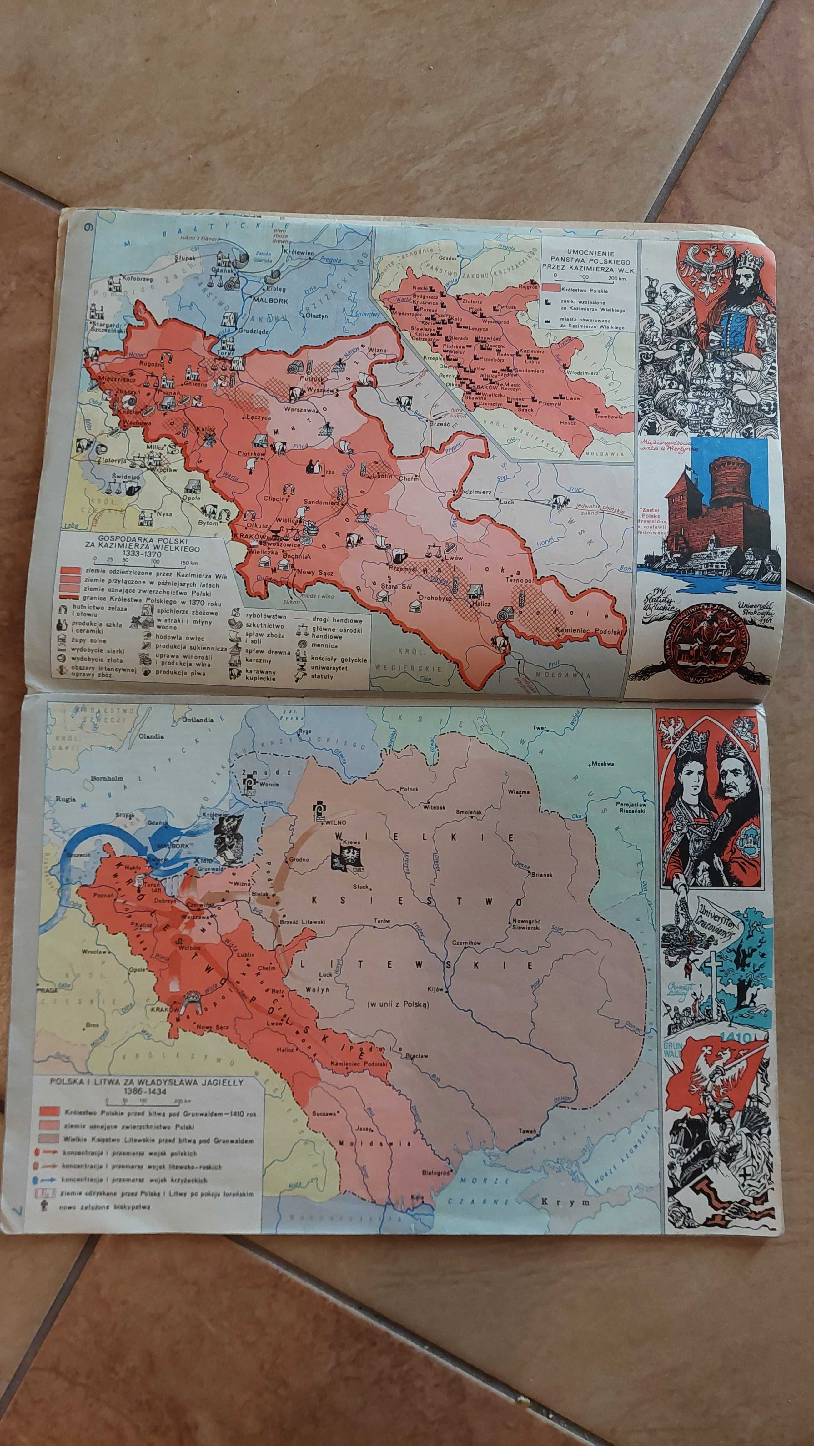 Nasza Ojczyzna Atlas historyczny dla klasy IV PRL kolekcjonerski