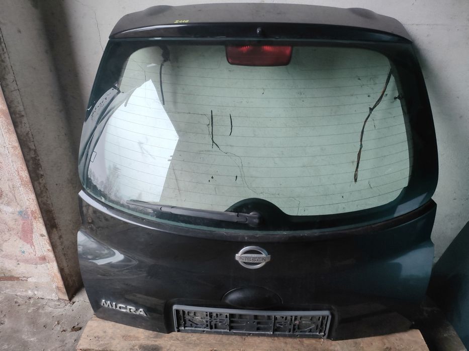 Nissan Micra K12 klapa tylna czarna Z11G
