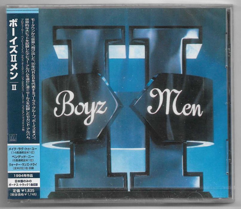 Boyz II Men – II – CD OBI JAPAN Nowa Folia