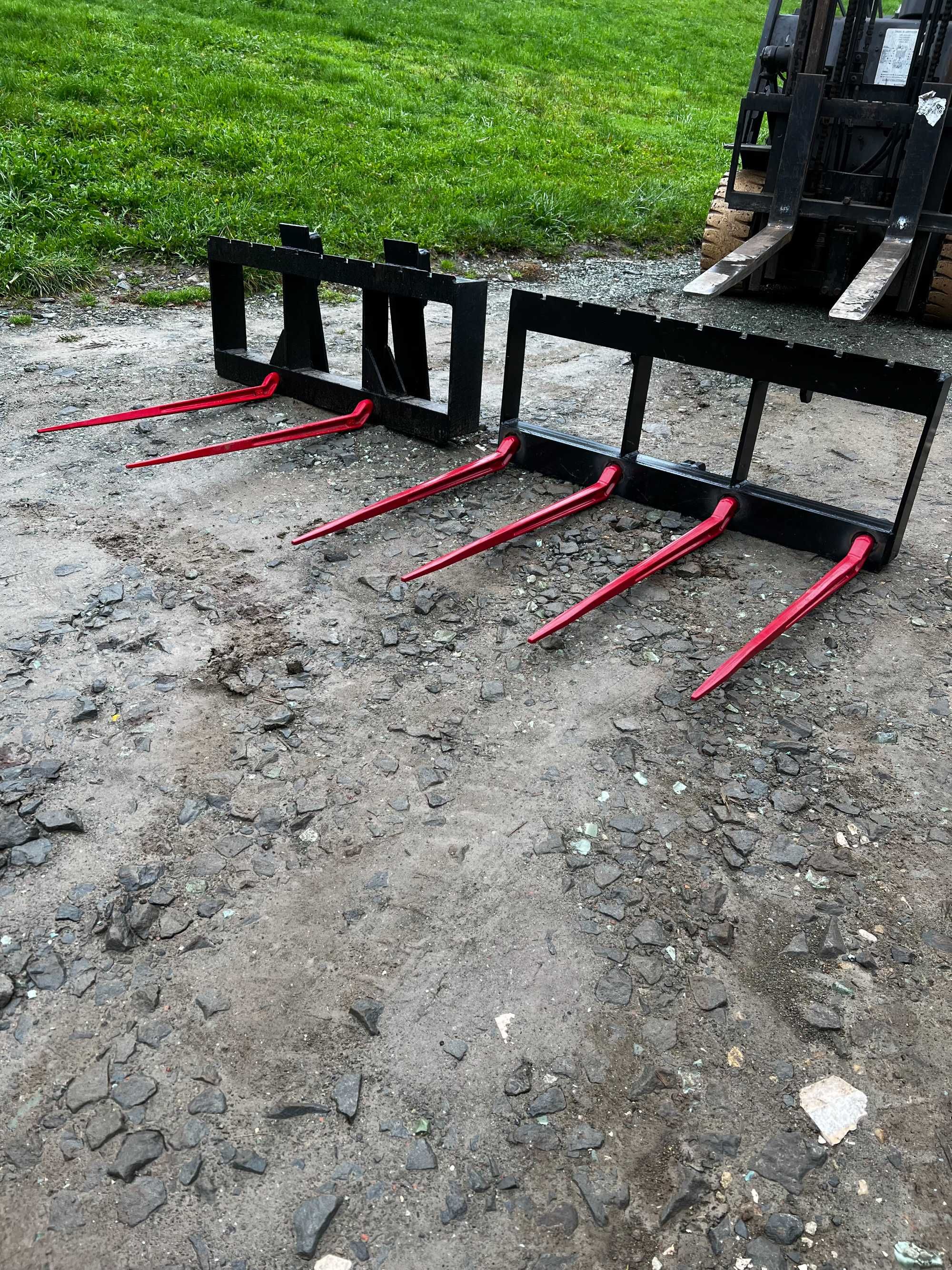 Widły do koparki, kareta 2,5t udźwigu