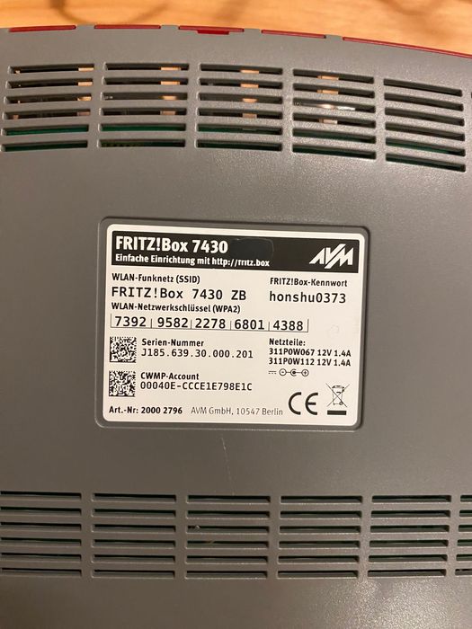 FRITZ!Box 7430  роутер