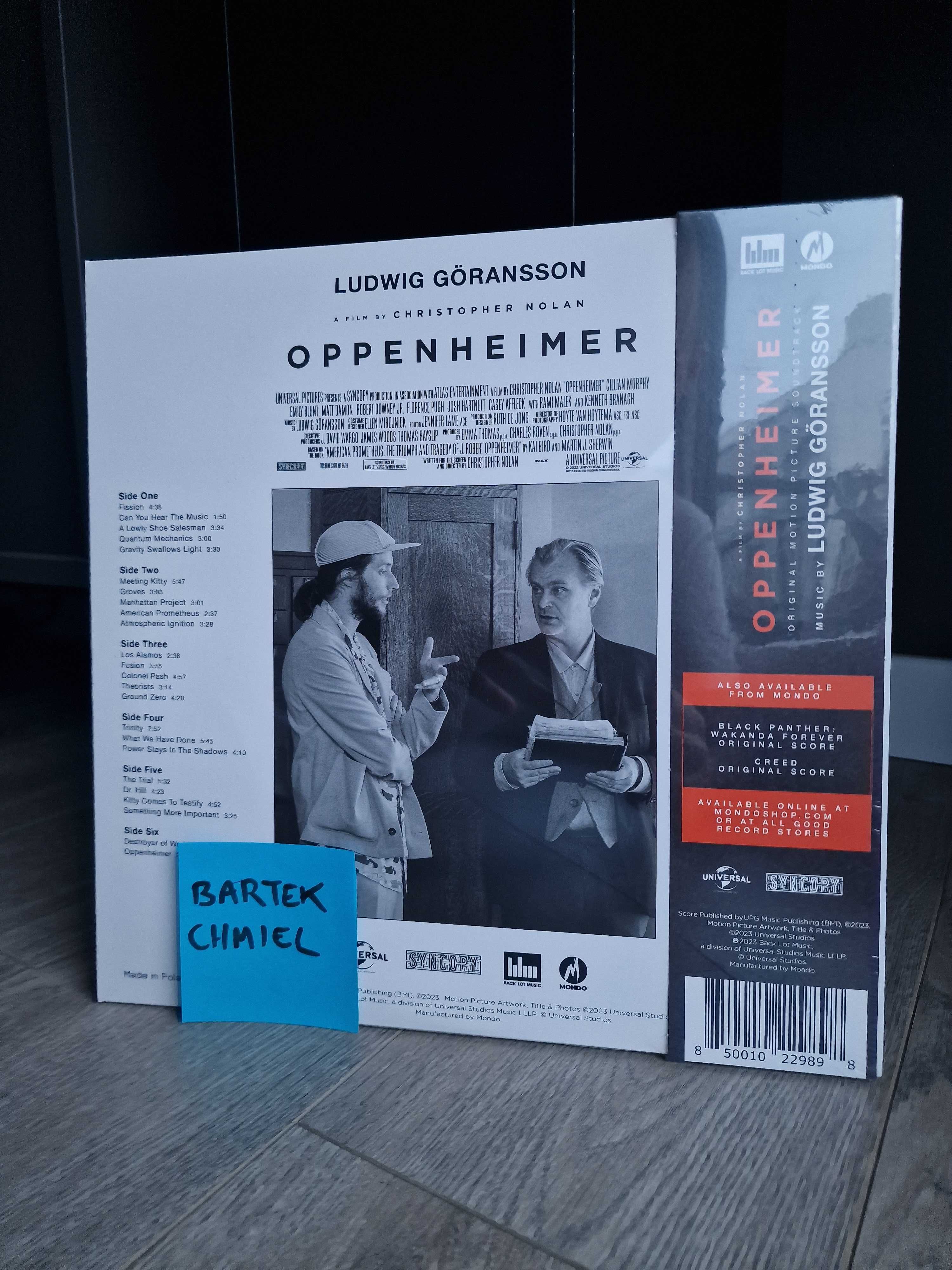 Ludwig Göransson–Oppenheimer Soundtrack / Nolan / Openheimer