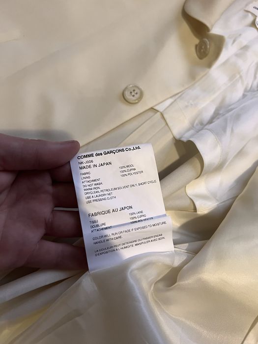 Comme des Garsons White Jacket Japan