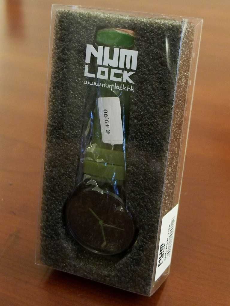 Relógio NumLock Pastel Green - Novo na Caixa