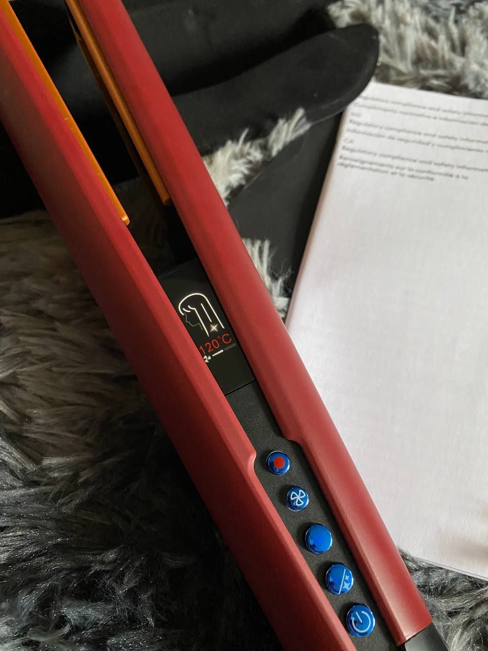 Вирівнювач Dyson Airstrait (red velvet)