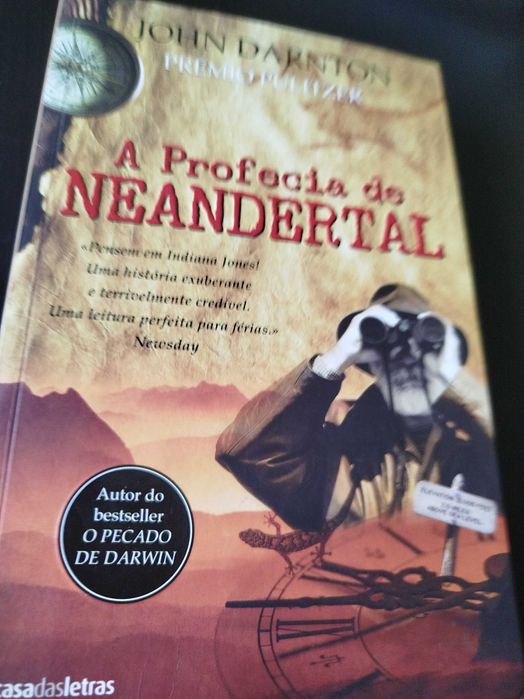 Livro prémio Pulitzer "A profecia de Neandertal"