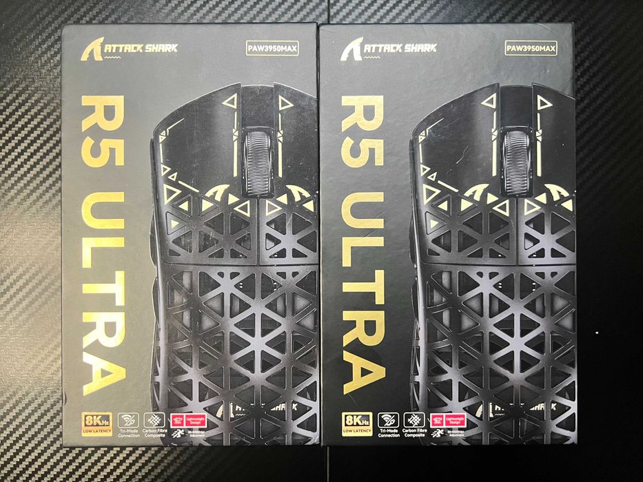 ‼️Attack Shark R5 Ultra игровая мышка из карбона‼️NEW‼️Гарантия‼️