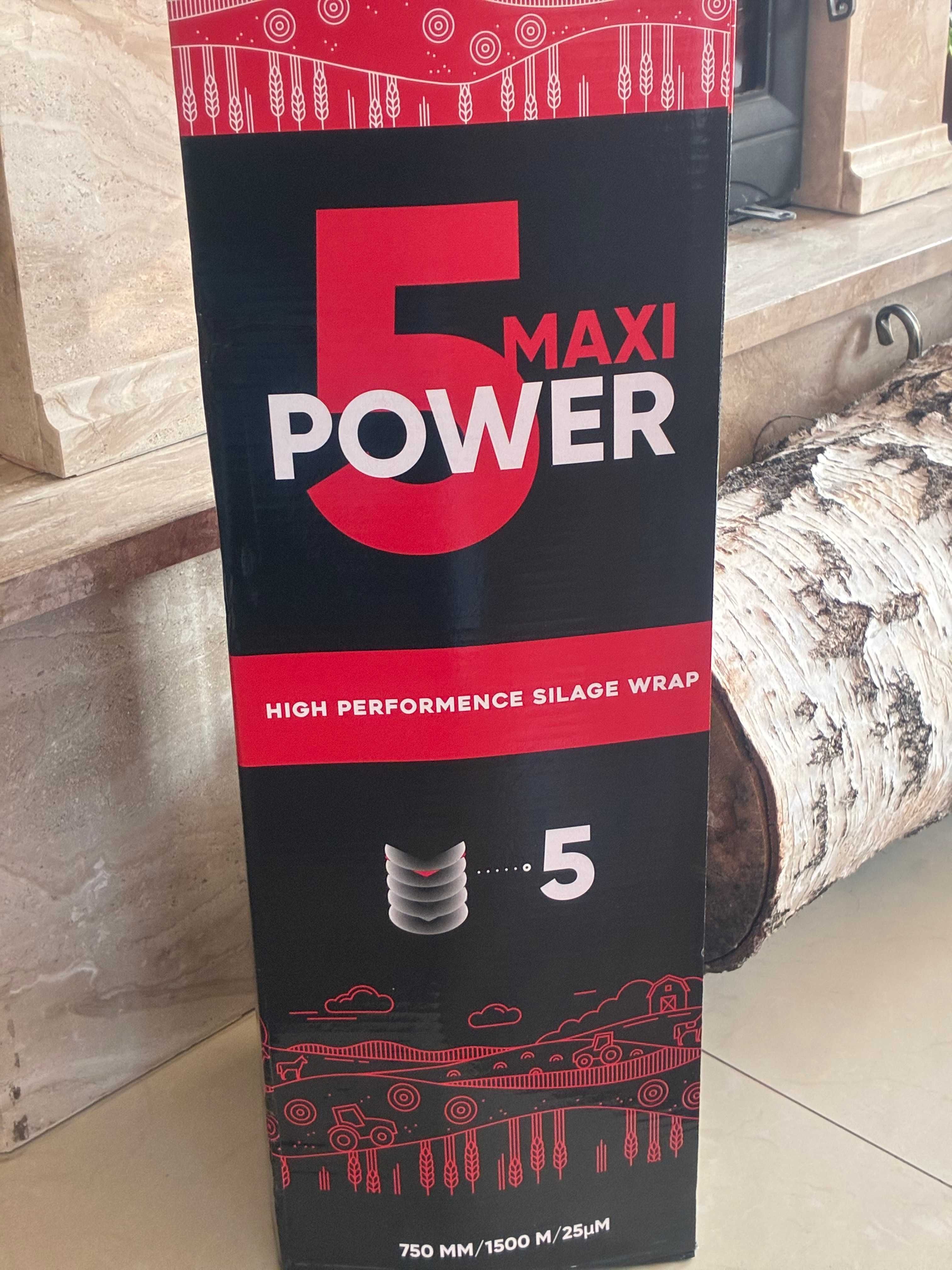 Maxipower 750 folia do owijania bel, do owijarek (LDPE)