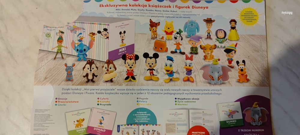 Książeczka dla dzieci Moim pierwsi przyjaciele z Figurką