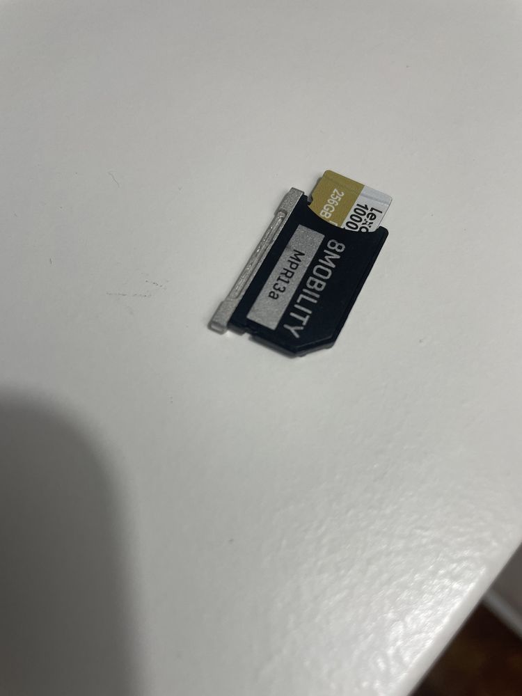 Adaptador MicroSD 8Mobility 256gb para MacBook