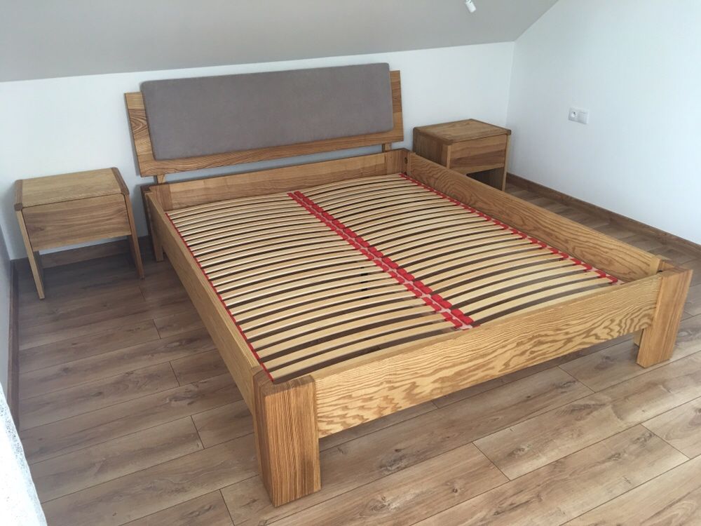 Łóżko z drewna olchowego jesionowego dębowego 140x200 160x200 180x200