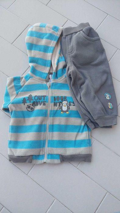 Conjunto fato treino 9/12 meses