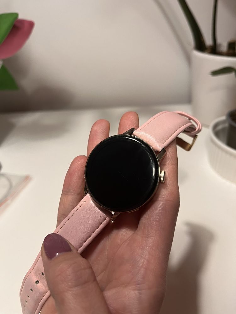 Huawei watch GT 3 42mm rozowy pasek skorzany
