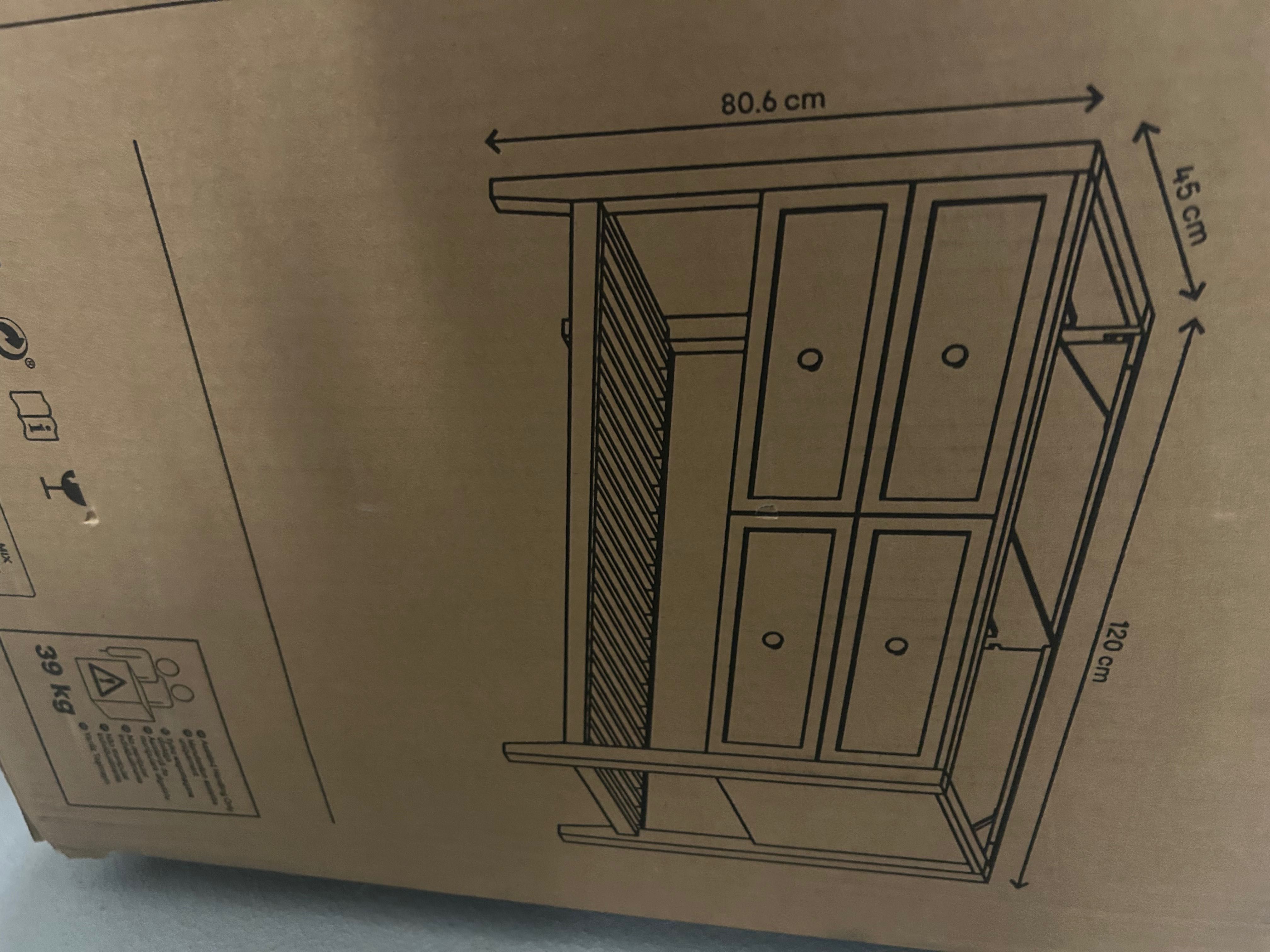 Szafka łazienkowa Perma 120 cm biała