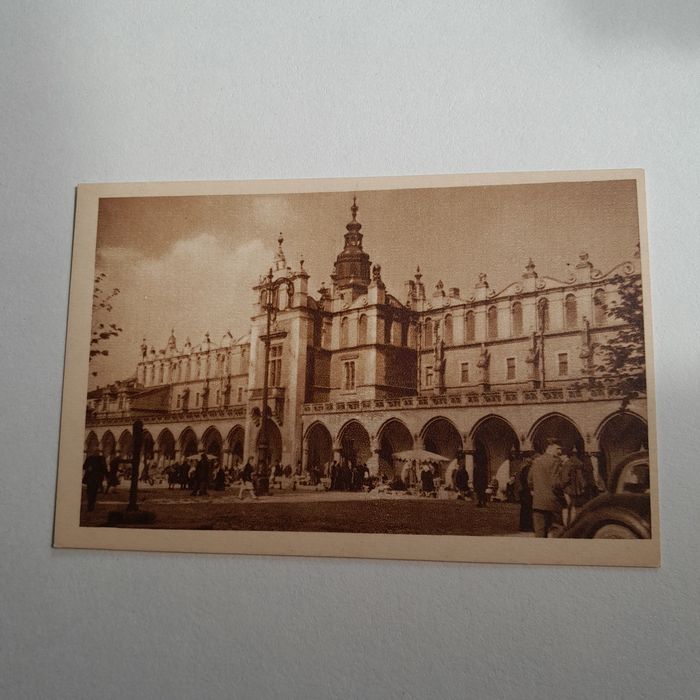 stara Pocztówka Kraków Sukiennice