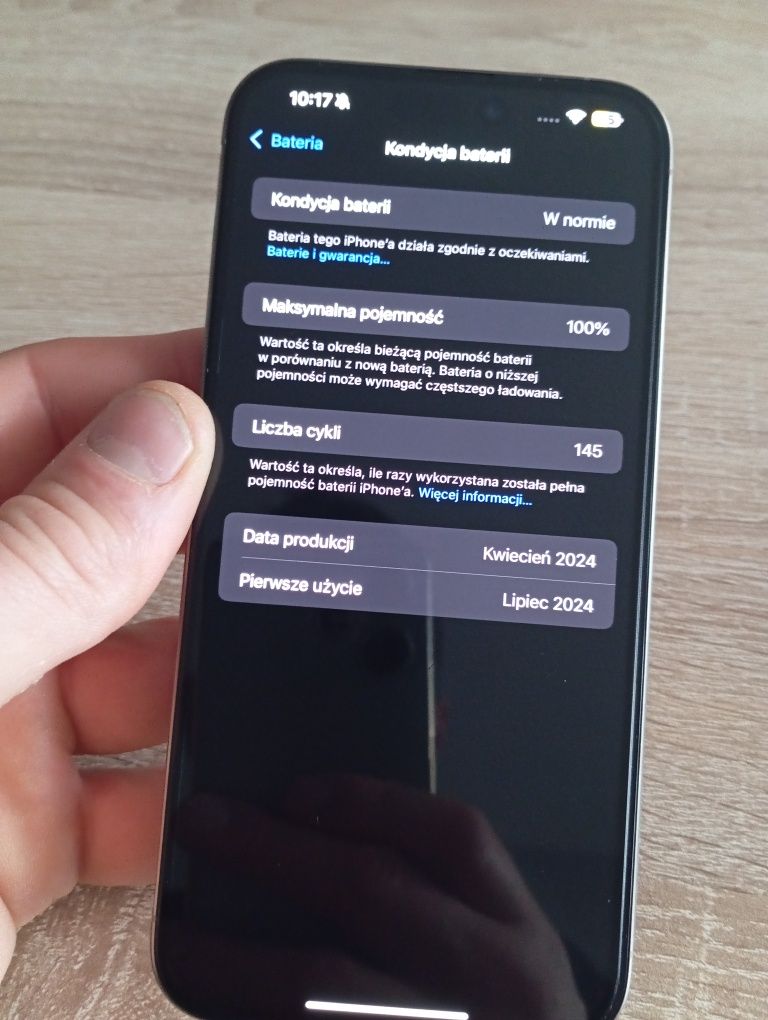 iPhone 15 pro max 256  natural titanium stan idealny