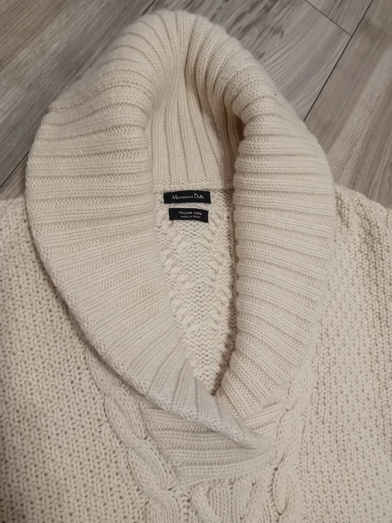 Massimo dutti italian yarn poncho