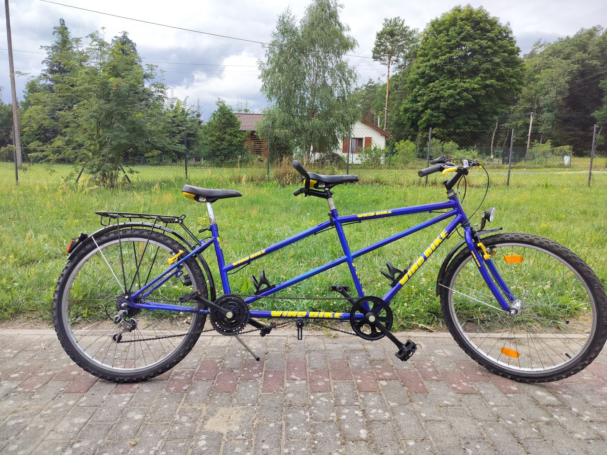 Rower tandem na kołach 26'