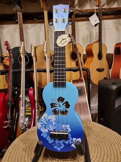 Mahalo Hibiscus MD1HB BUB ukulele sopranowe + pokrowiec MD-1 HBBUB