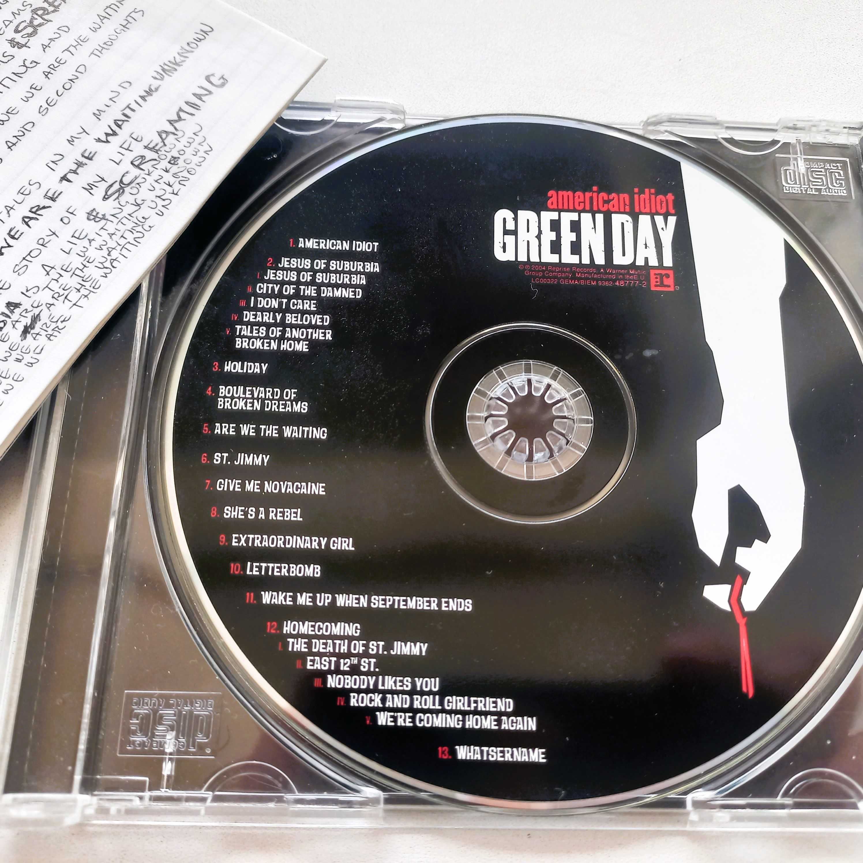 CD Green Day компакт-диски фірмові