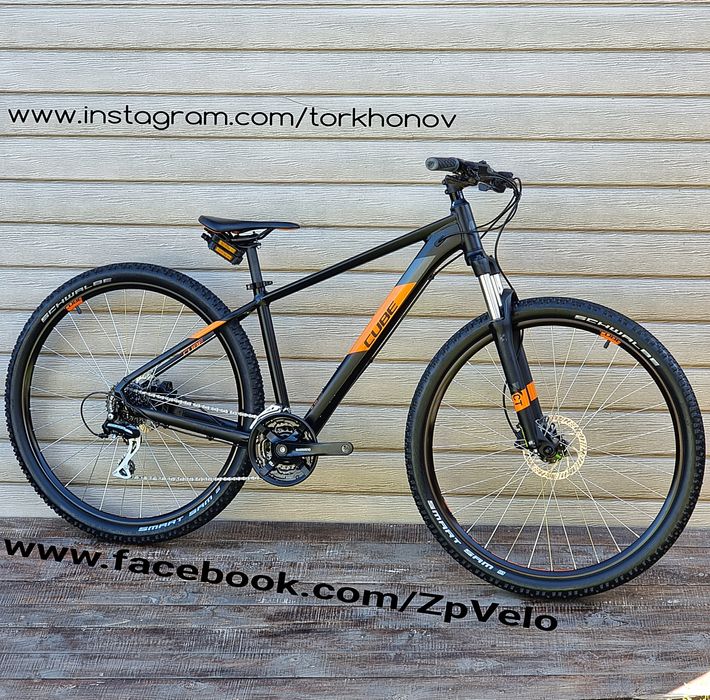29 CUBE AIM PRO Найнер Вилка 100мм. Shimano Acera Disc Гідравлика