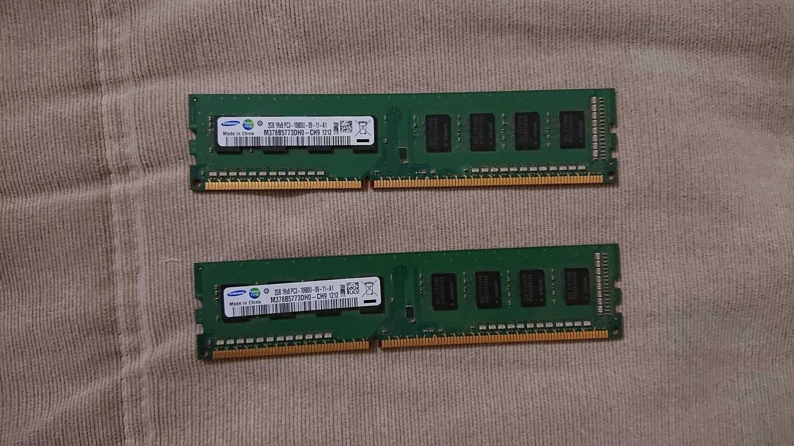 DDR3 4Gb (2 x 2Gb) Samsung ОЗУ RAM память для ПК PC компьютера компа