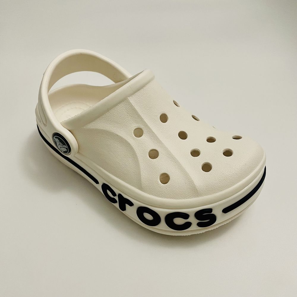 Кроксы детские Белые Crocs baya band c8-j3