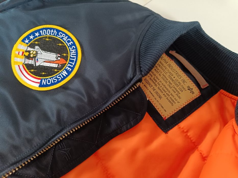 Kurtka bomberka Alpha Industries granatowa oryginał