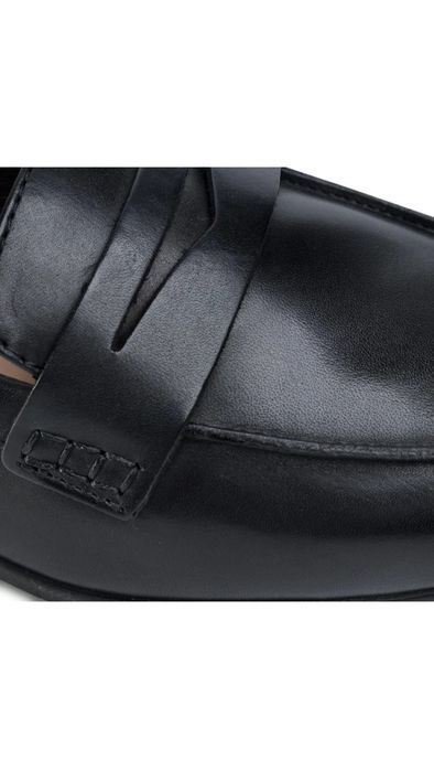 Clarks Nowe loafersy mokasynki Balerinki skóra naturalna czarne roz 38